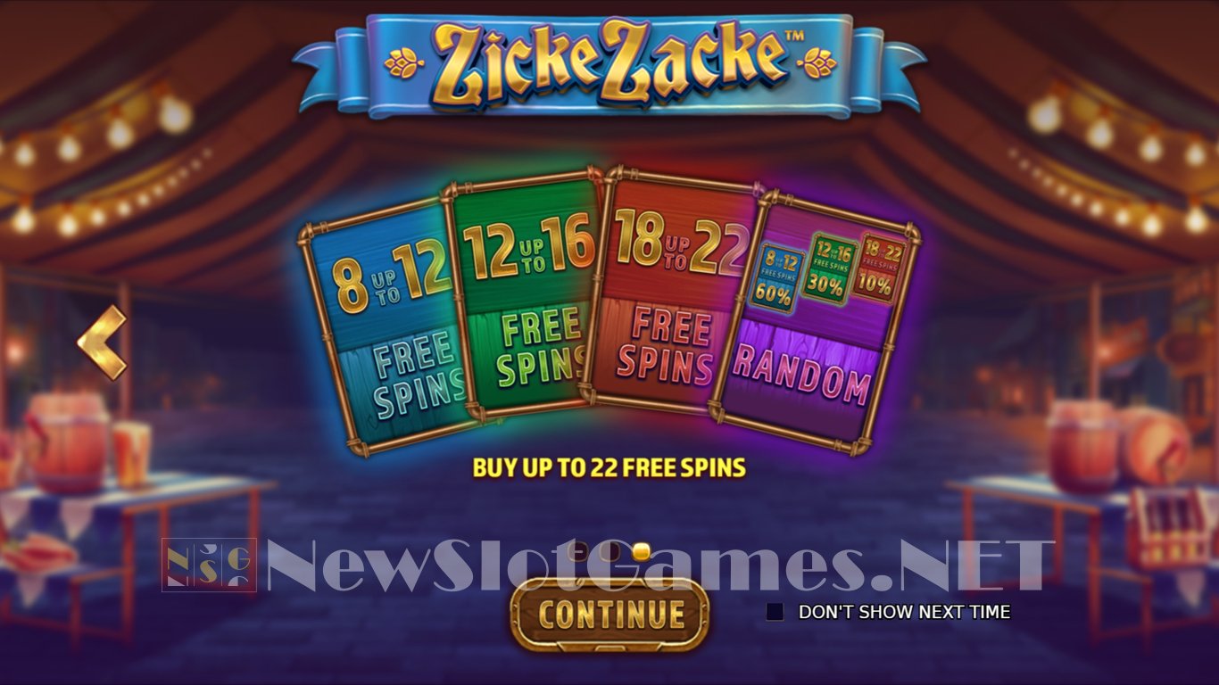 Zicke Zacke Slot Demo Image