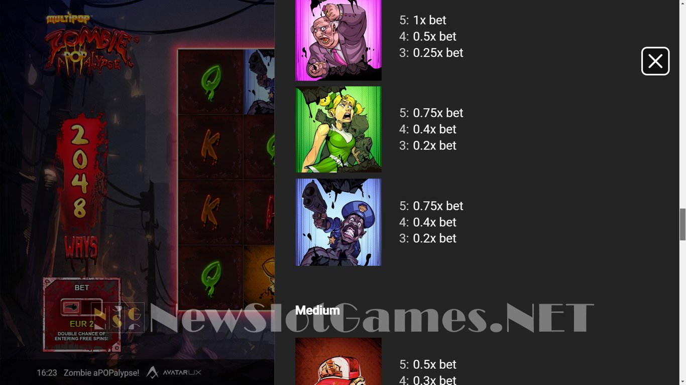 Zombie aPOPalypse Slot Slot Image in Demo - pic. 9