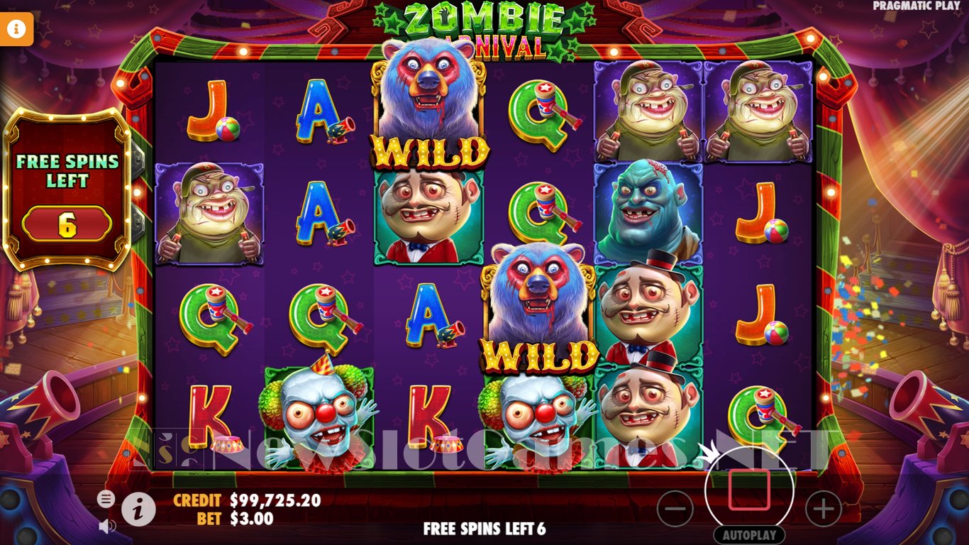 Zombie Carnival Slot Slot Image in Demo - pic. 10