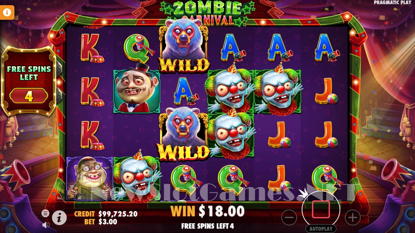 Zombie Carnival Slot Slot Image in Demo - pic. 12