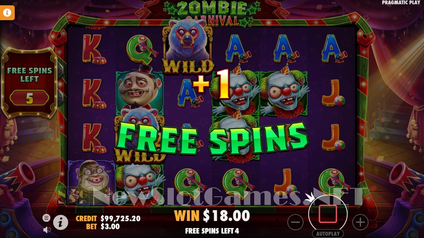 Zombie Carnival Slot Slot Image in Demo - pic. 13
