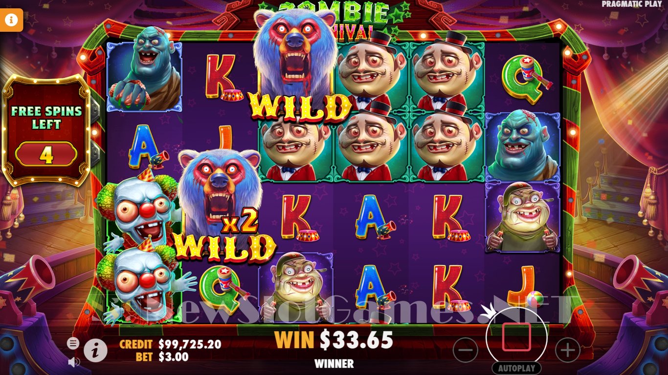 Zombie Carnival Slot Slot Image in Demo - pic. 14