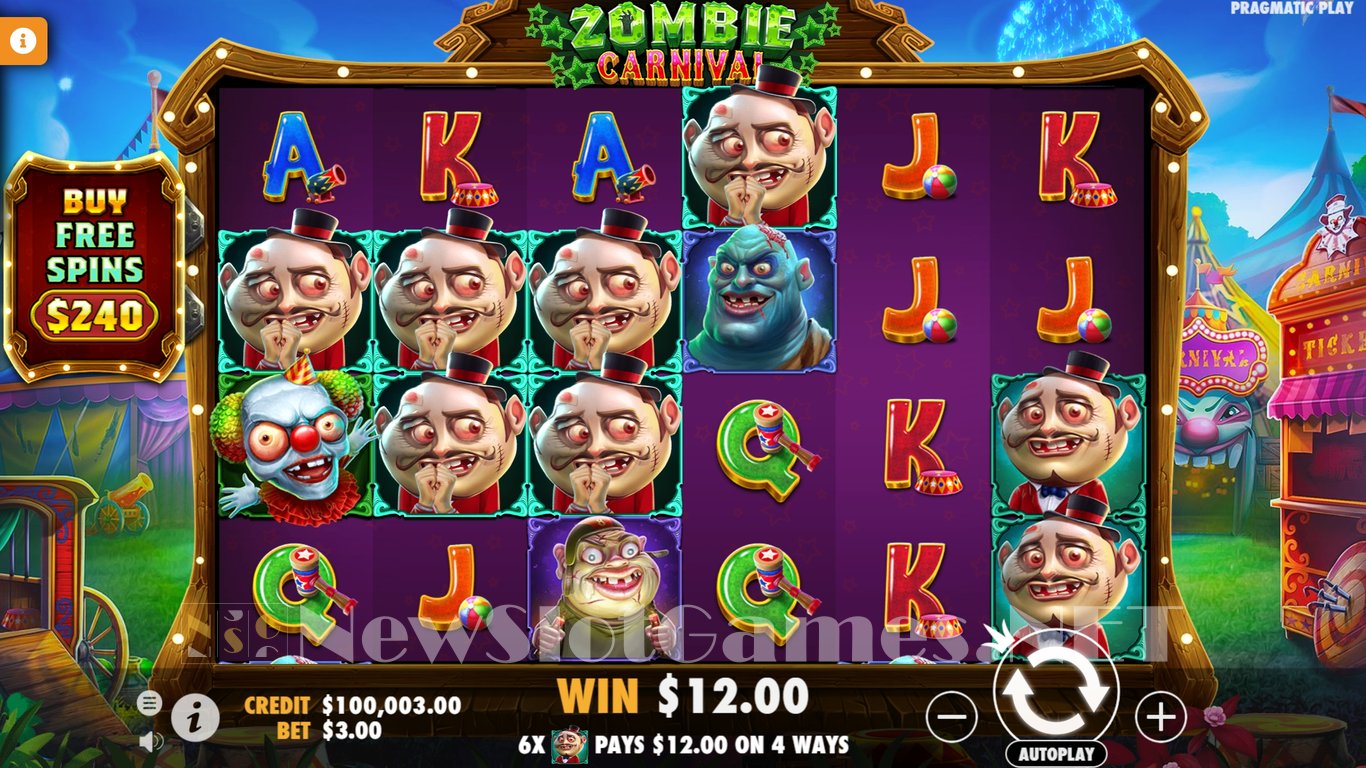 Zombie Carnival Slot Slot Image in Demo - pic. 3