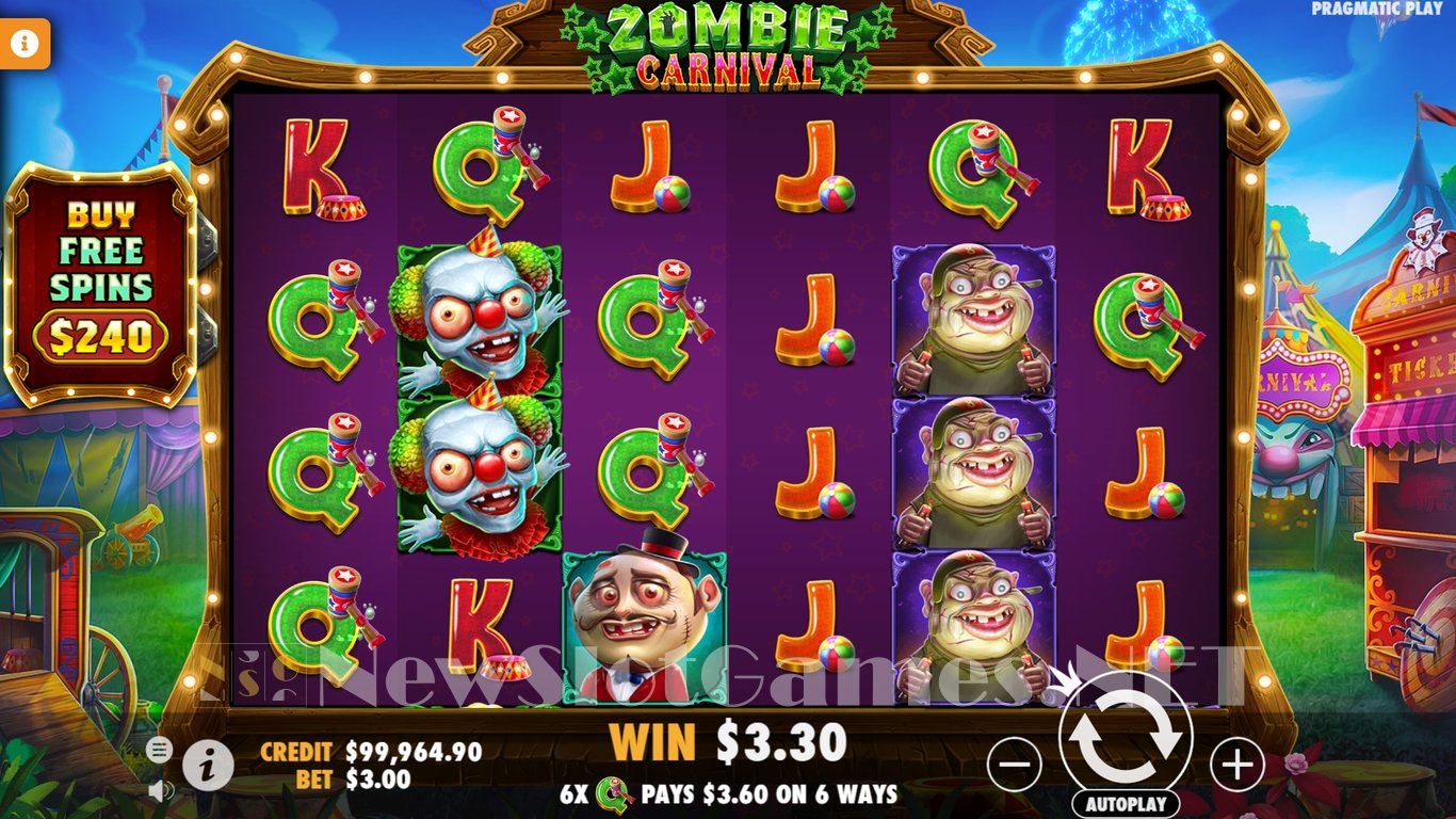 Zombie Carnival Slot Slot Image in Demo - pic. 7