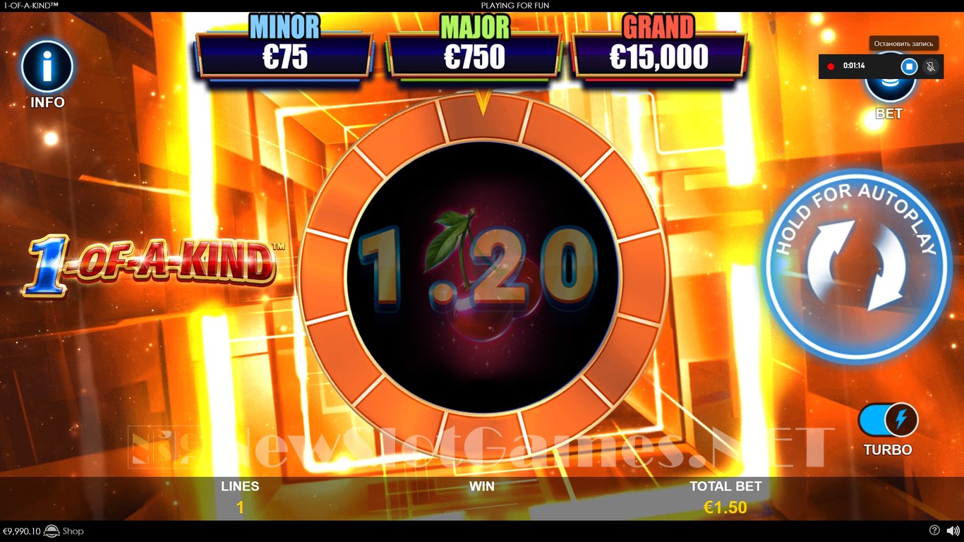 1-Of-A-Kind Slot Slot Image in Demo - pic. 10