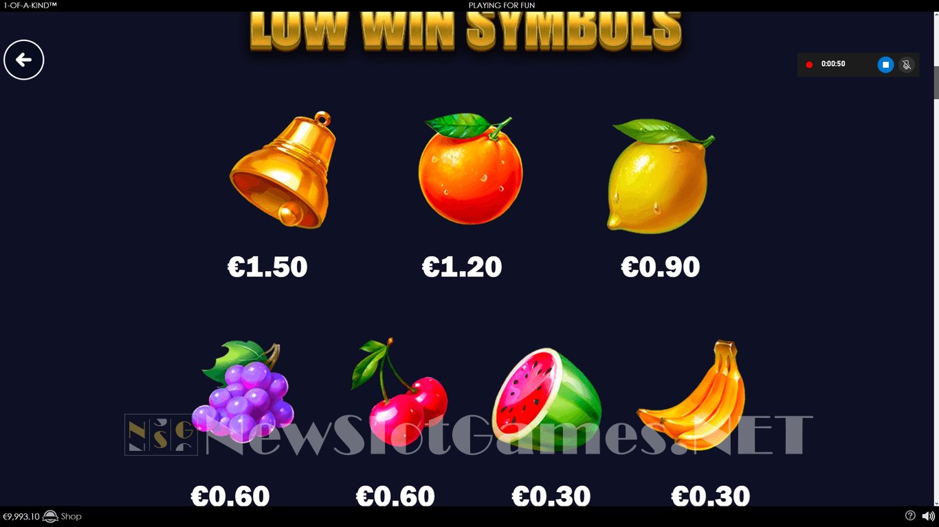 1-Of-A-Kind Slot Slot Image in Demo - pic. 7