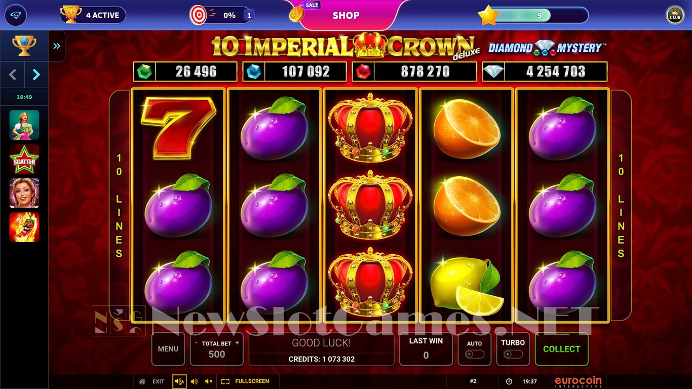 10 Imperial Crown Deluxe Slot Slot Image in Demo - pic. 2
