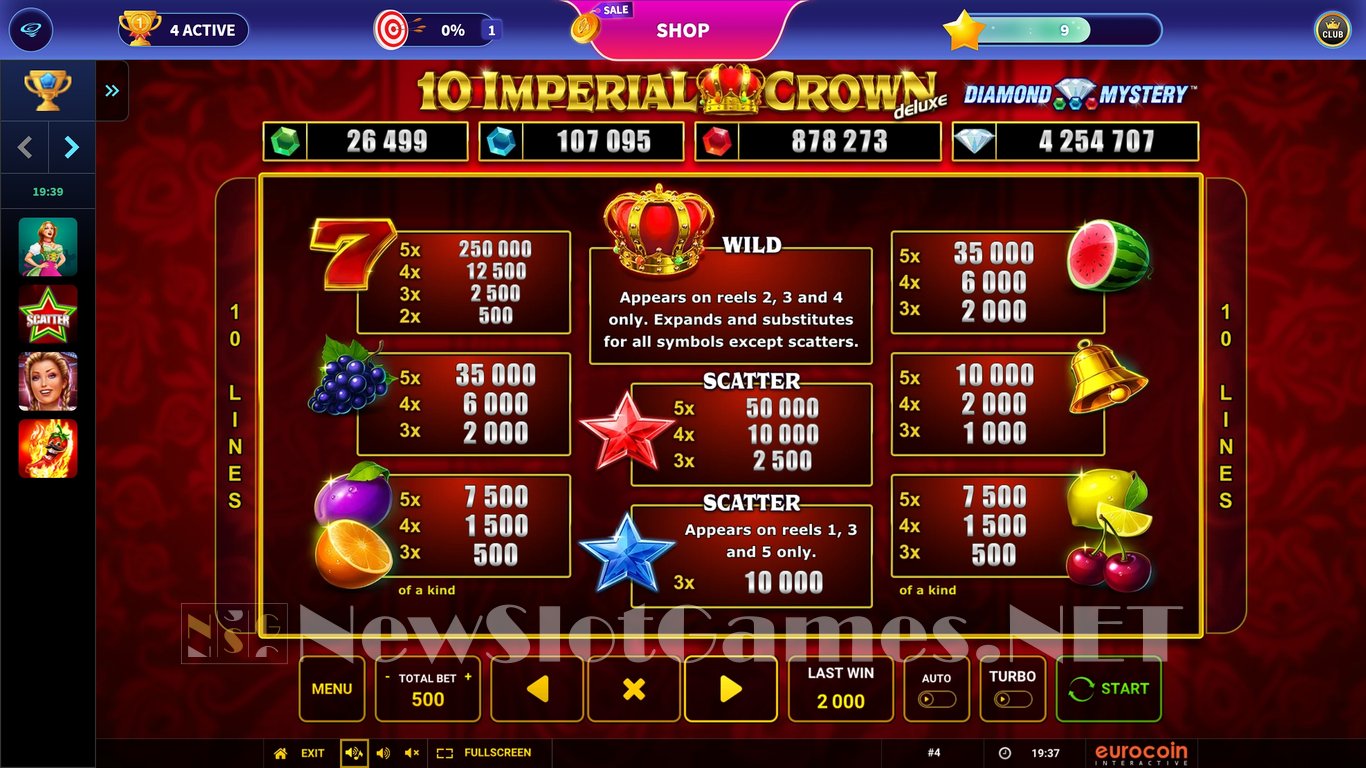 10 Imperial Crown Deluxe Slot Slot Image in Demo - pic. 4