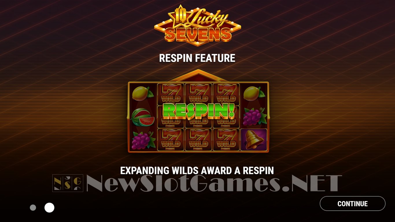 10 Lucky Sevens Slot Demo Image