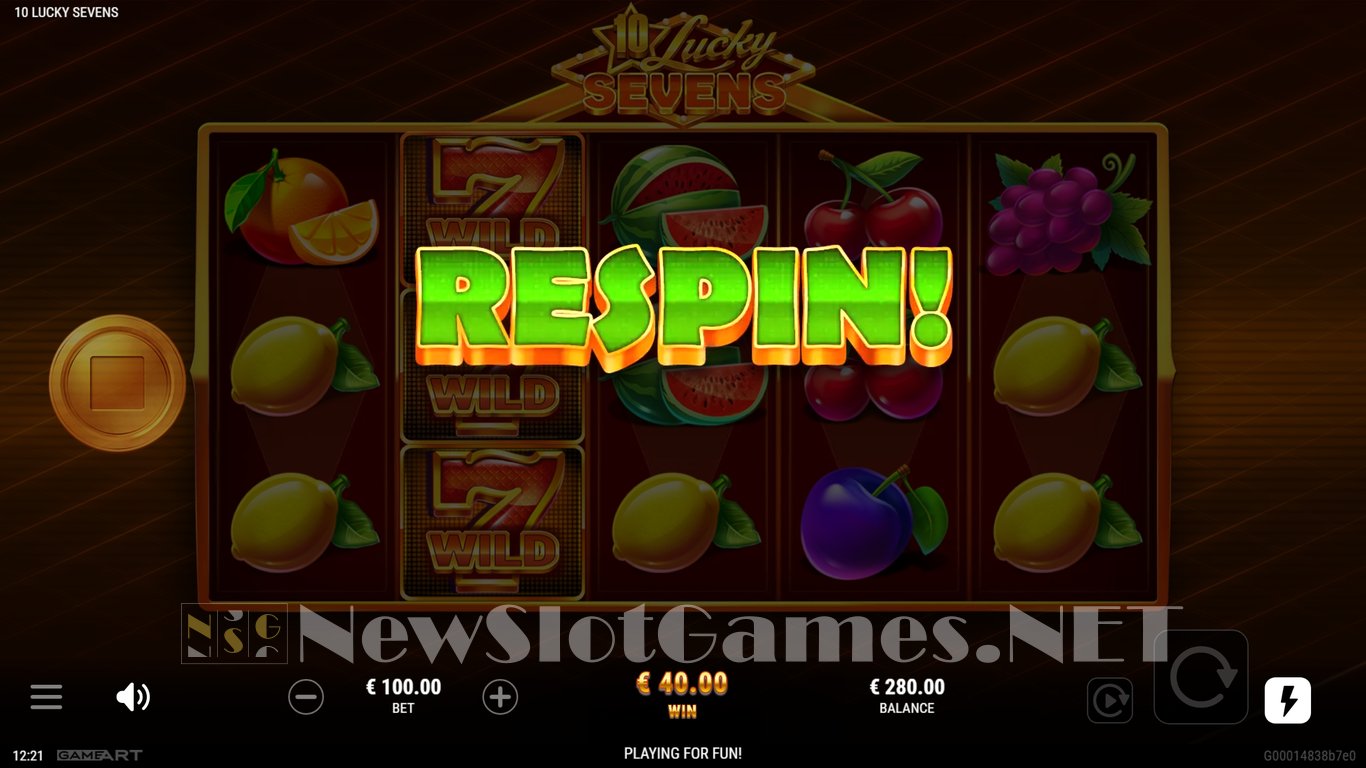 10 Lucky Sevens Slot Slot Image in Demo - pic. 10