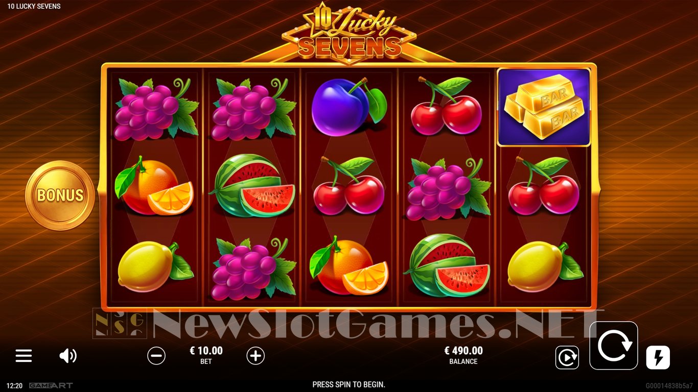 10 Lucky Sevens Slot Slot Image in Demo - pic. 2