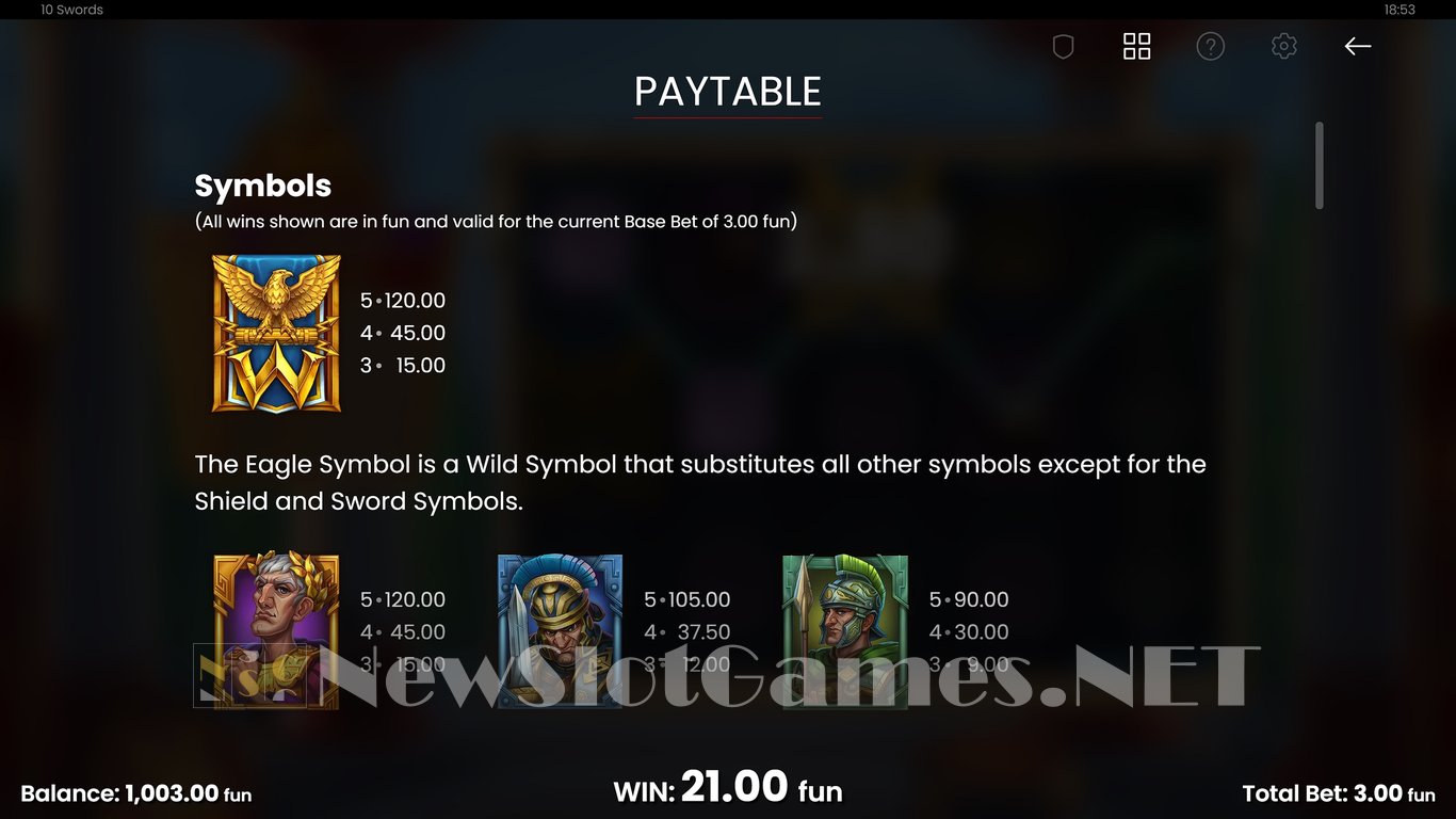 10 Swords Slot Slot Image in Demo - pic. 7