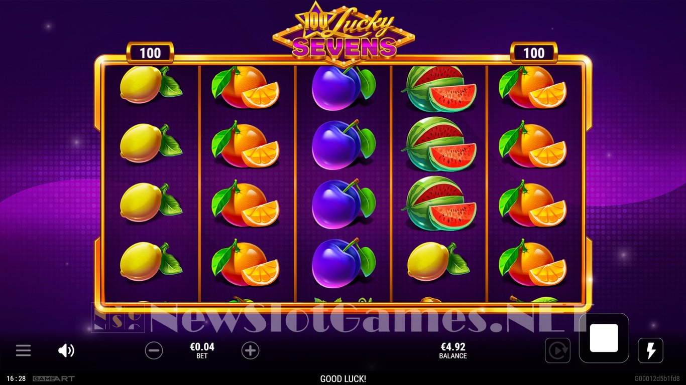 100 Lucky Sevens Slot Slot Image in Demo - pic. 2