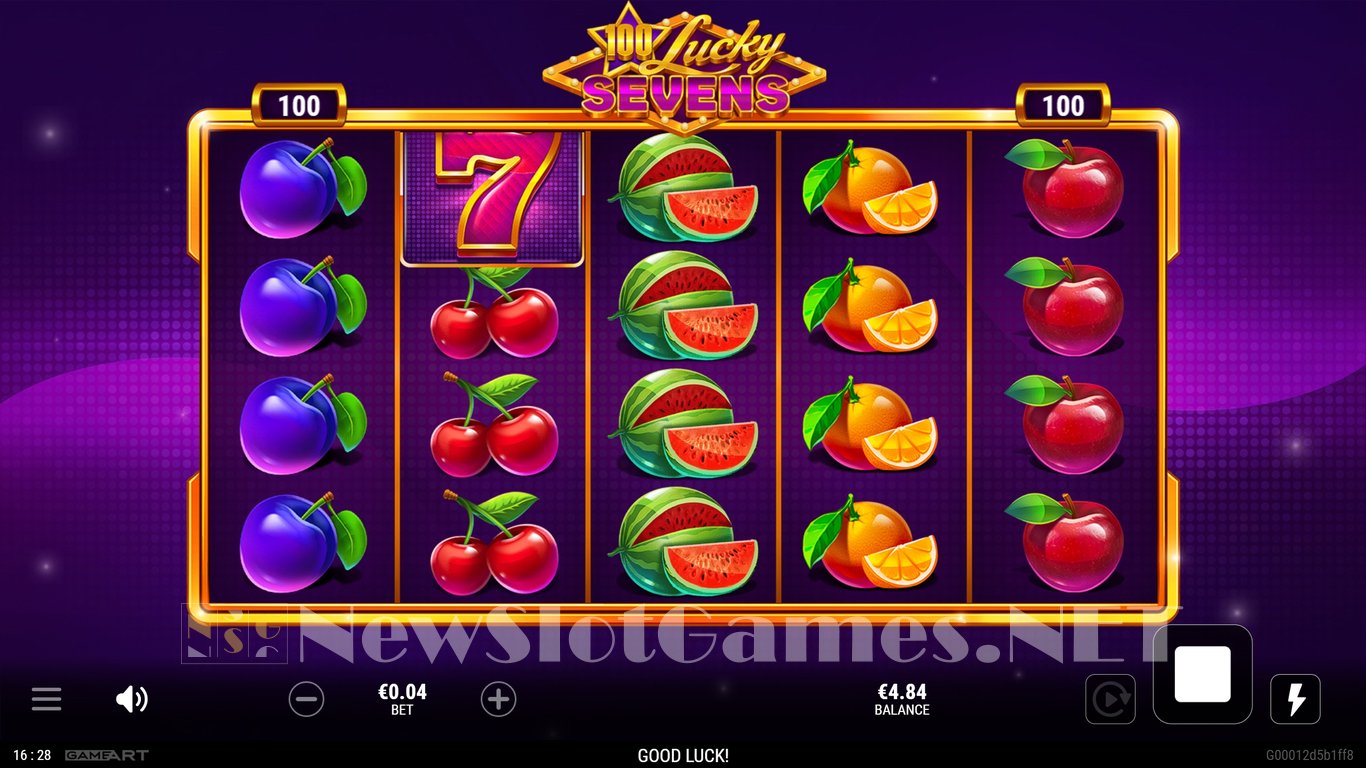100 Lucky Sevens Slot Slot Image in Demo - pic. 4