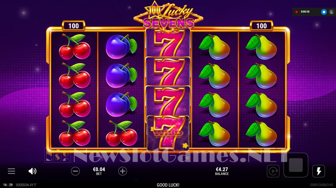 100 Lucky Sevens Slot Slot Image in Demo - pic. 7