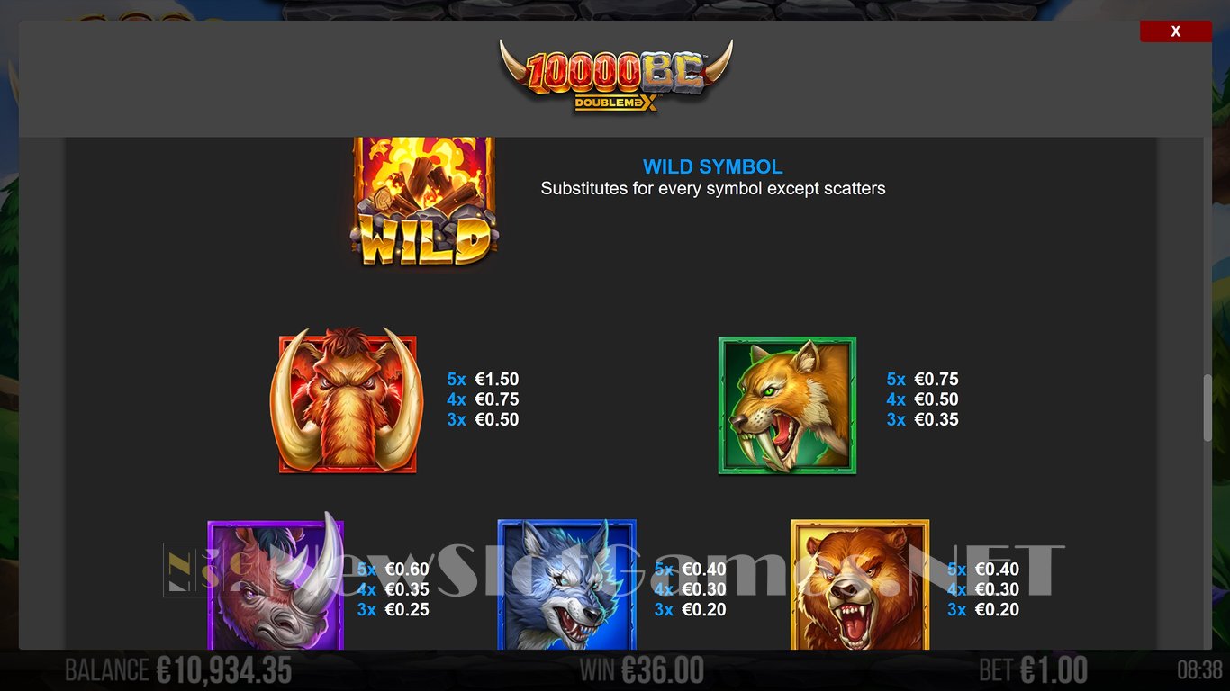 10000 BC DoubleMax Slot Slot Image in Demo - pic. 16