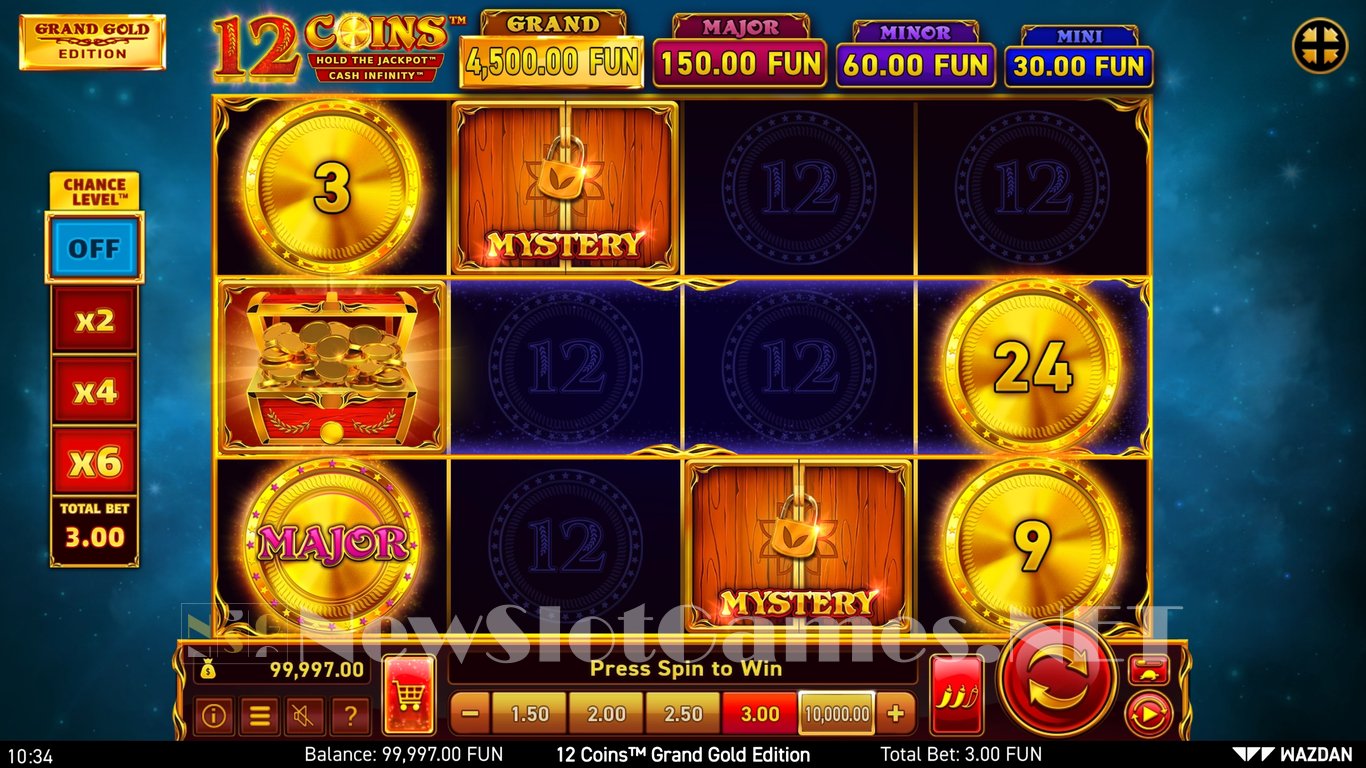 12 Coins™ Grand Gold Edition Slot Slot Image in Demo - pic. 2