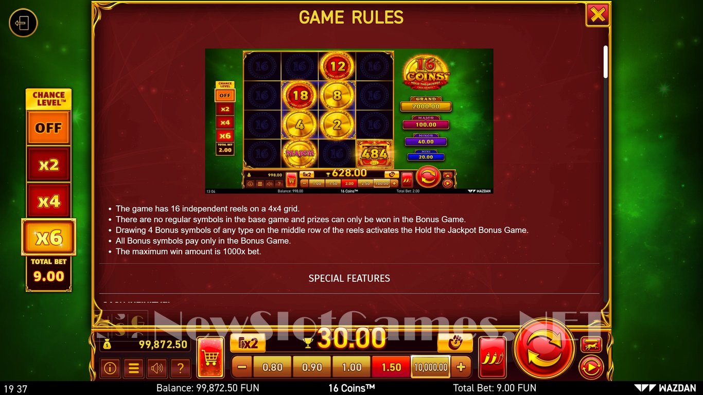 16 Coins™ Slot Slot Image in Demo - pic. 10