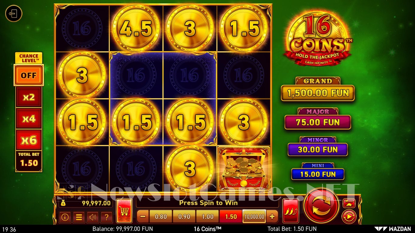 16 Coins™ Slot Slot Image in Demo - pic. 2