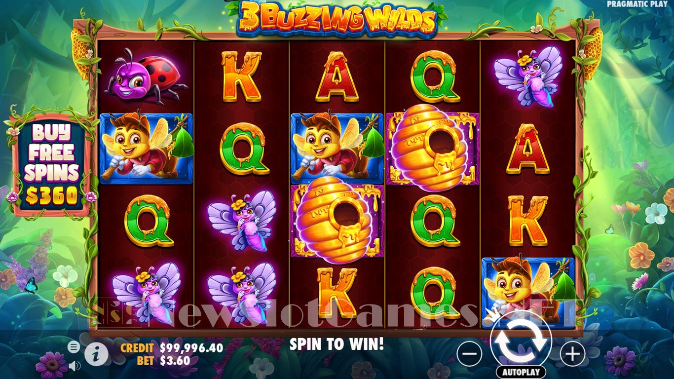 3 Buzzing Wilds Slot Demo Image