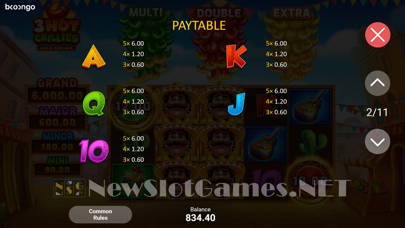 3 Hot Chillies Slot Slot Image in Demo - pic. 14