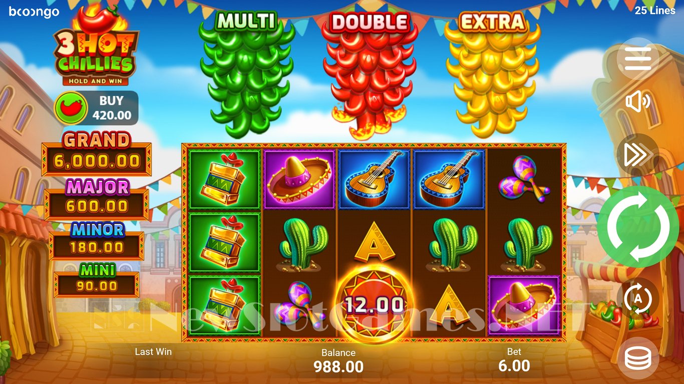 3 Hot Chillies Slot Slot Image in Demo - pic. 3