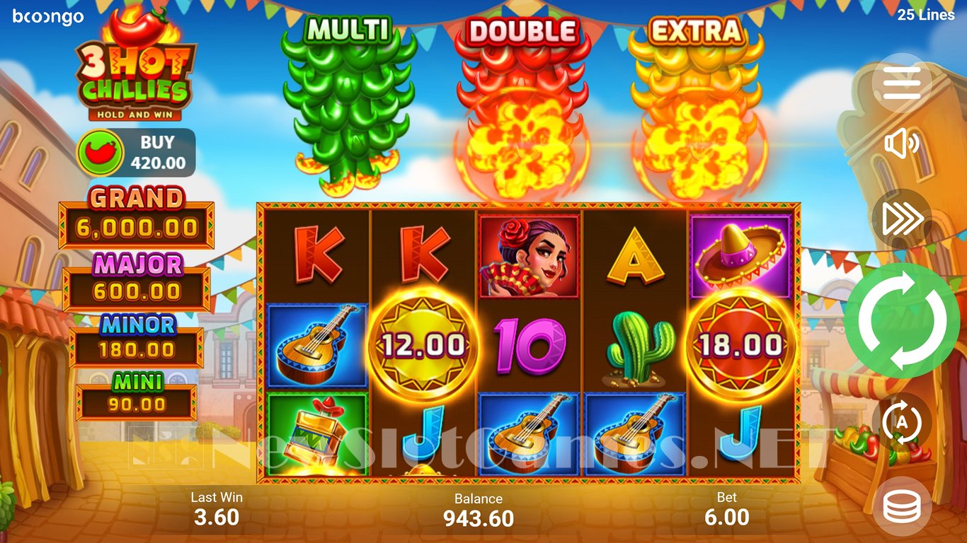3 Hot Chillies Slot Slot Image in Demo - pic. 6