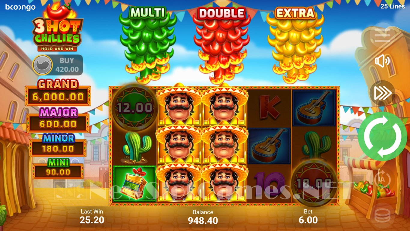 3 Hot Chillies Slot Slot Image in Demo - pic. 8