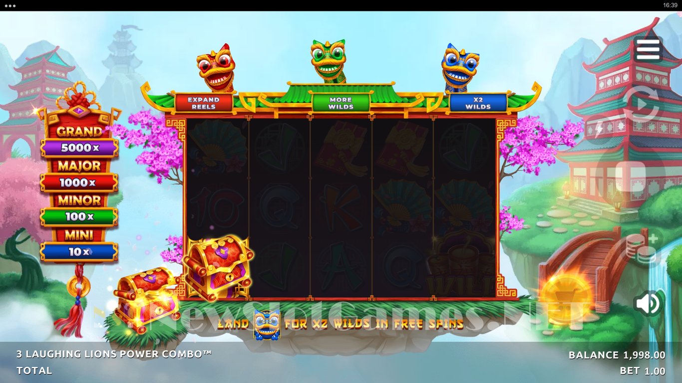 3 Laughing Lions Power Combo Slot Slot Image in Demo - pic. 3