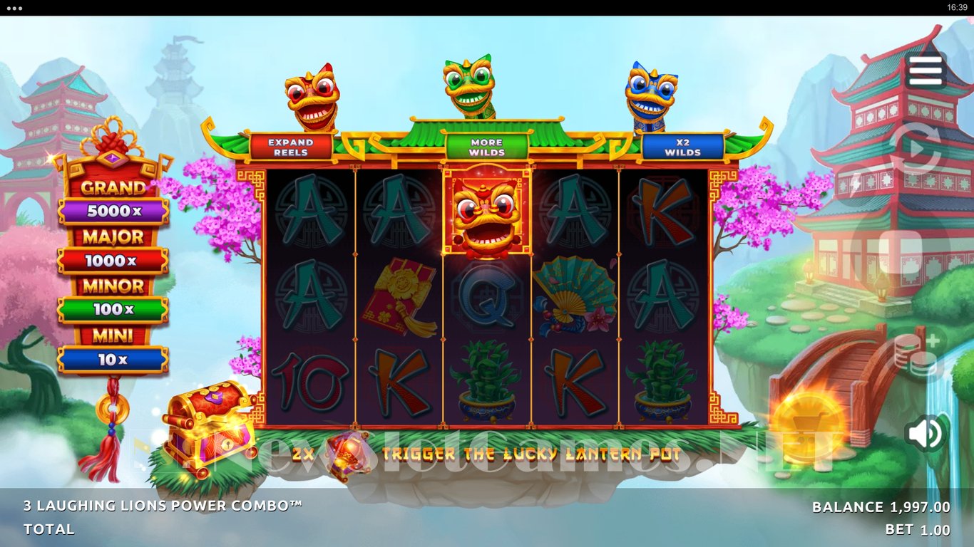 3 Laughing Lions Power Combo Slot Slot Image in Demo - pic. 4