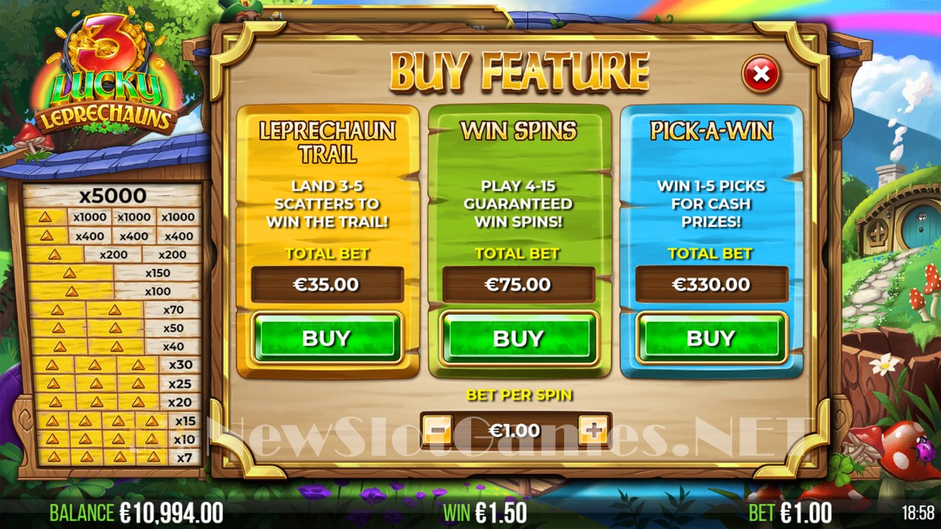 3 Lucky Leprechauns Slot Slot Image in Demo - pic. 6