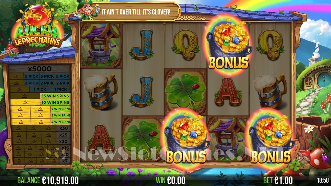3 Lucky Leprechauns Slot Slot Image in Demo - pic. 7