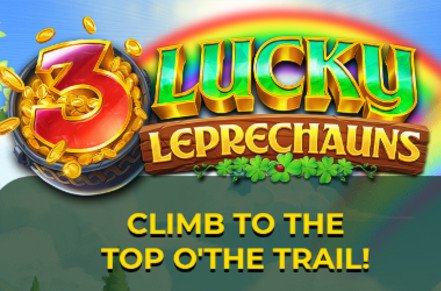 3 Lucky Leprechauns Slot Logo
