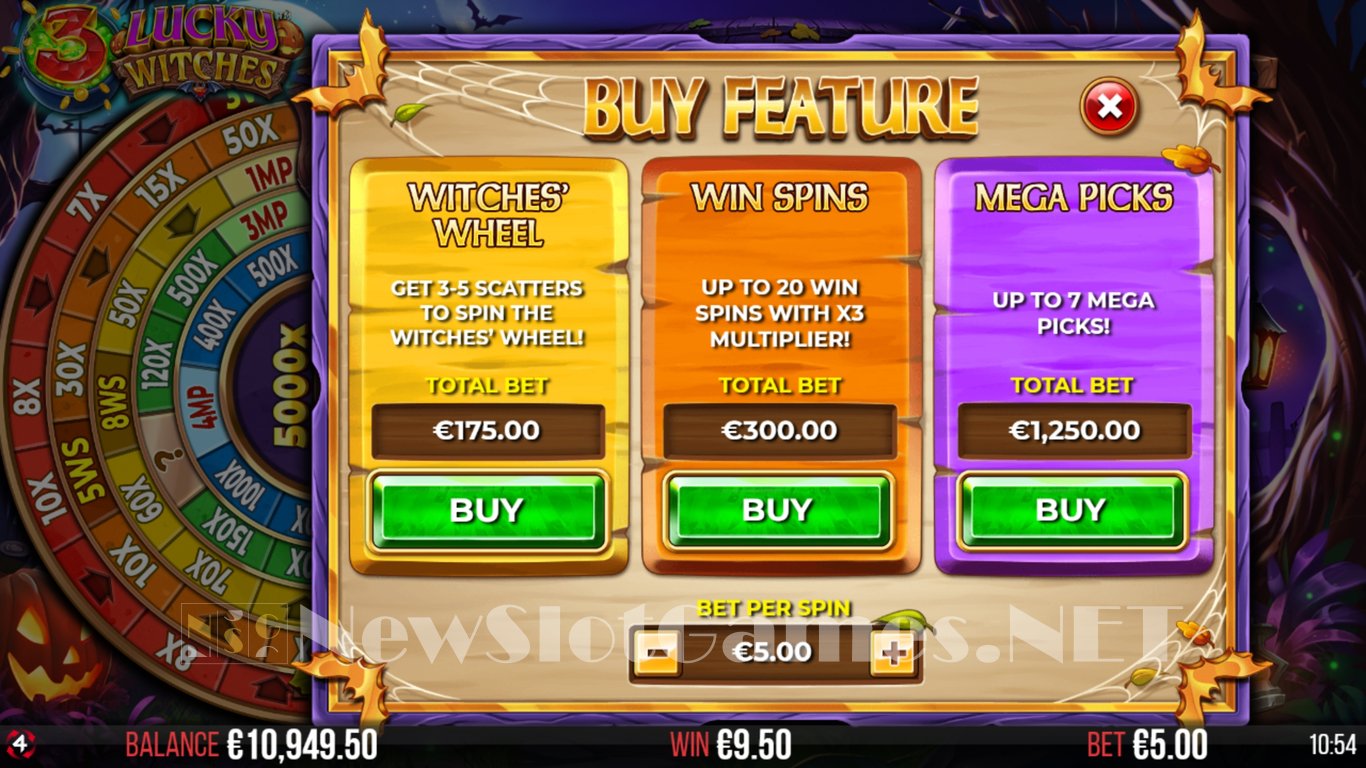 3 Lucky Witches Slot Slot Image in Demo - pic. 6