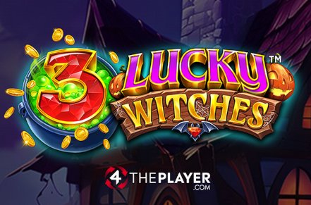 3 Lucky Witches Slot Logo
