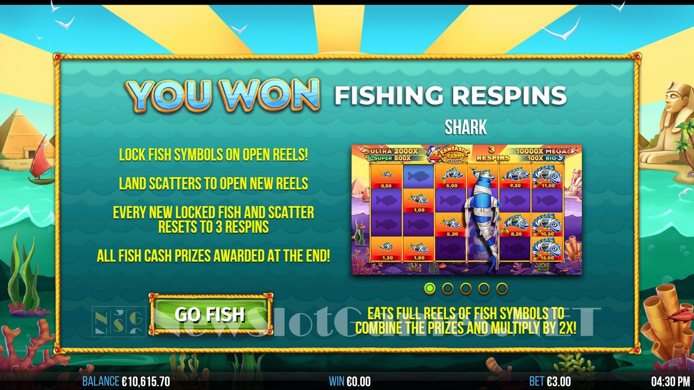 4 Fantastic Fish In Egypt Slot Slot Image in Demo - pic. 11