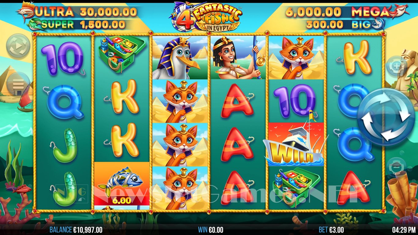 4 Fantastic Fish In Egypt Slot Slot Image in Demo - pic. 2