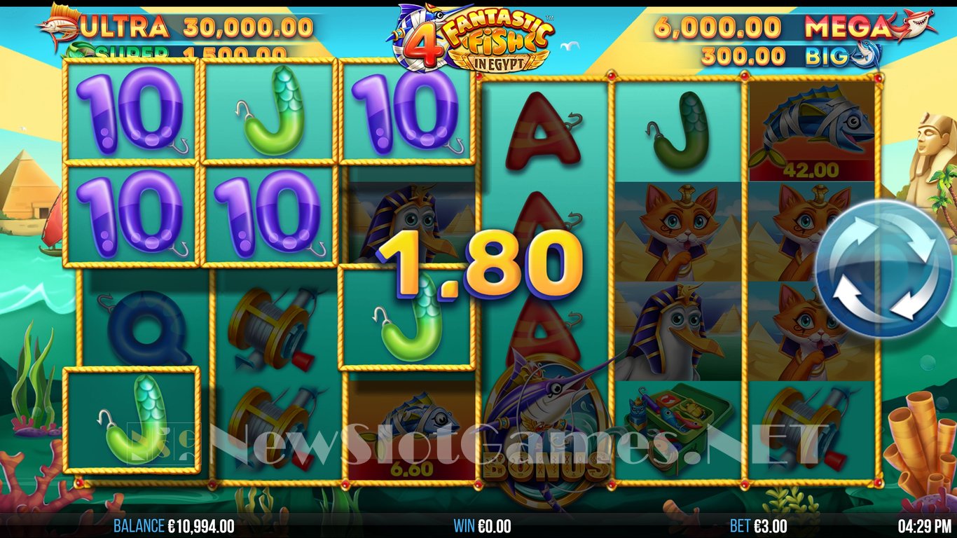 4 Fantastic Fish In Egypt Slot Slot Image in Demo - pic. 3