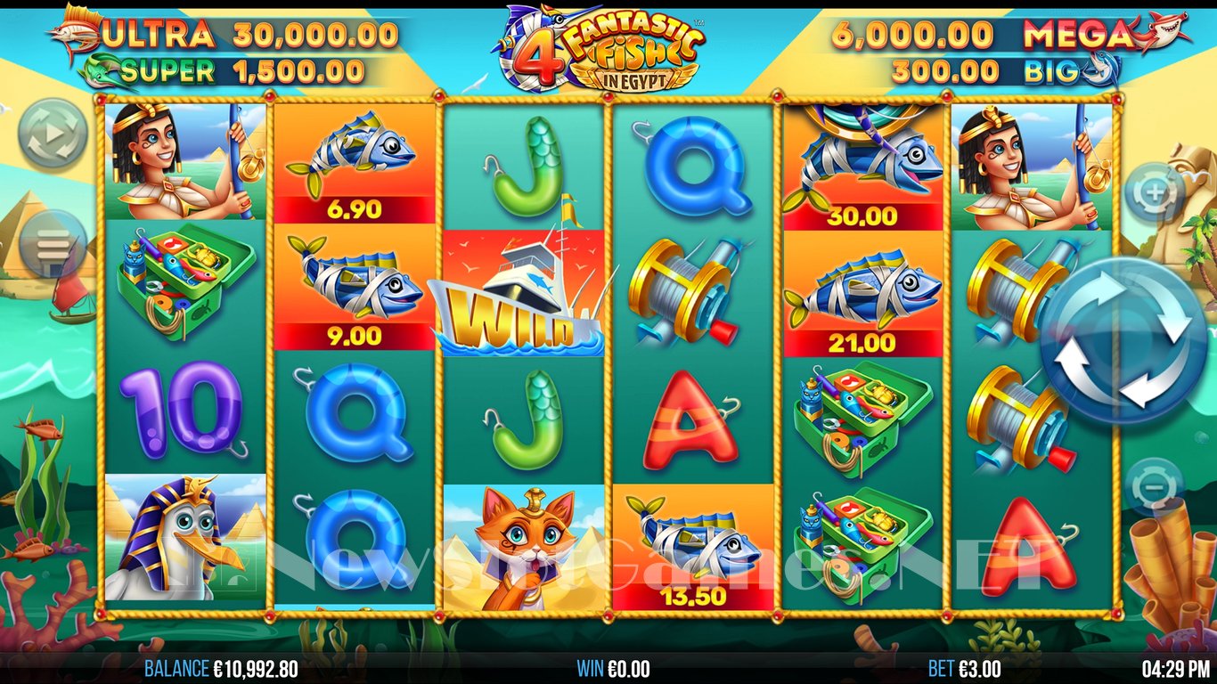 4 Fantastic Fish In Egypt Slot Slot Image in Demo - pic. 4