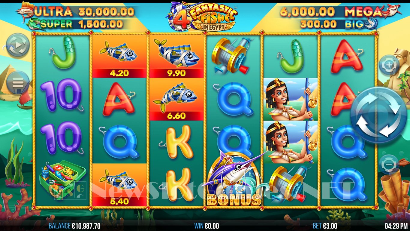 4 Fantastic Fish In Egypt Slot Slot Image in Demo - pic. 7