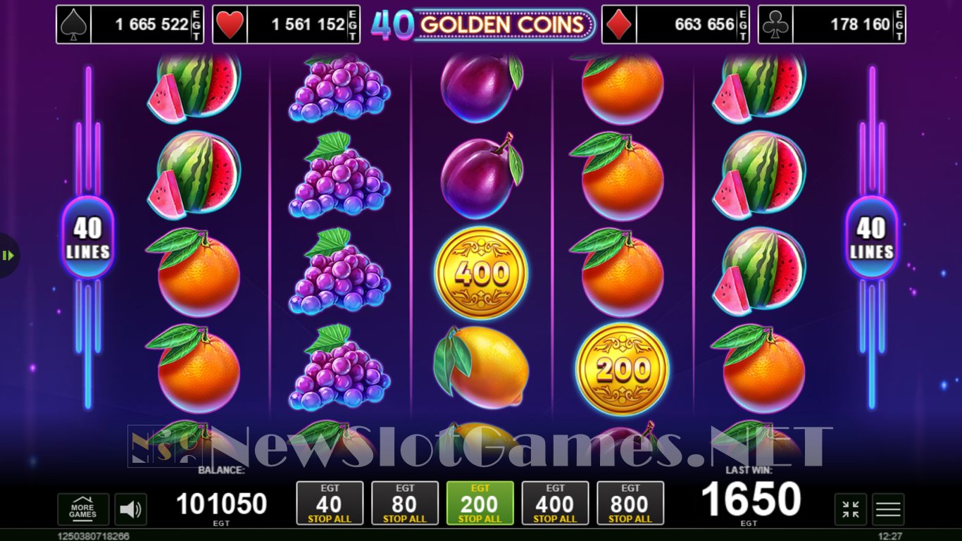 40 Golden Coins Slot Slot Image in Demo - pic. 2