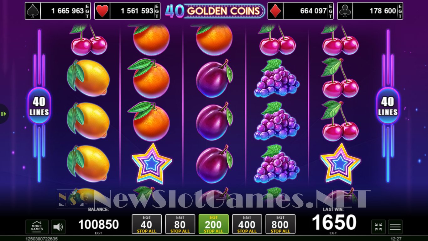 40 Golden Coins Slot Slot Image in Demo - pic. 3