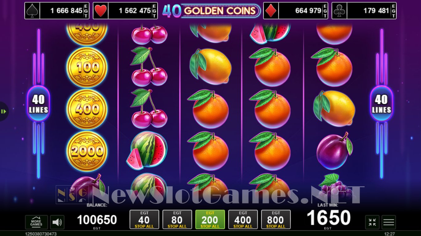 40 Golden Coins Slot Slot Image in Demo - pic. 4