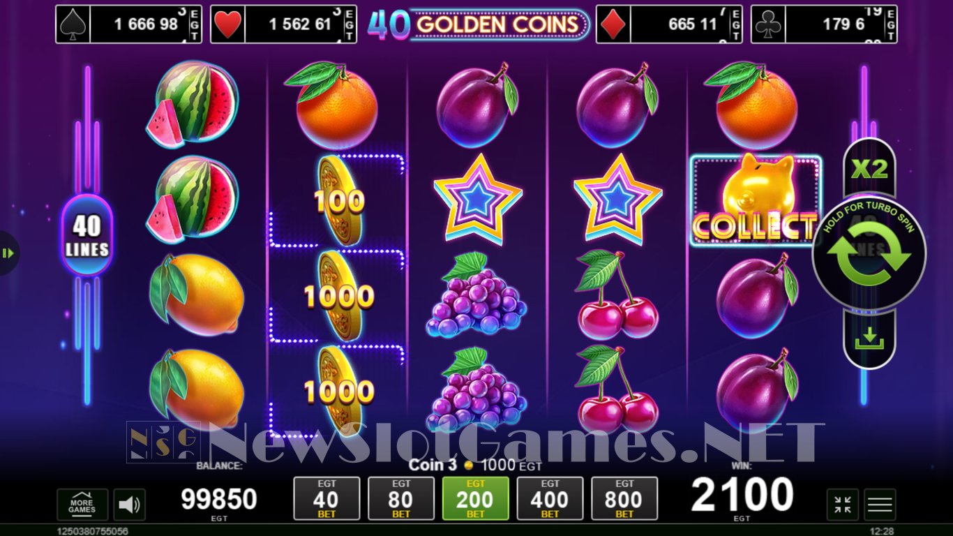 40 Golden Coins Slot Slot Image in Demo - pic. 5