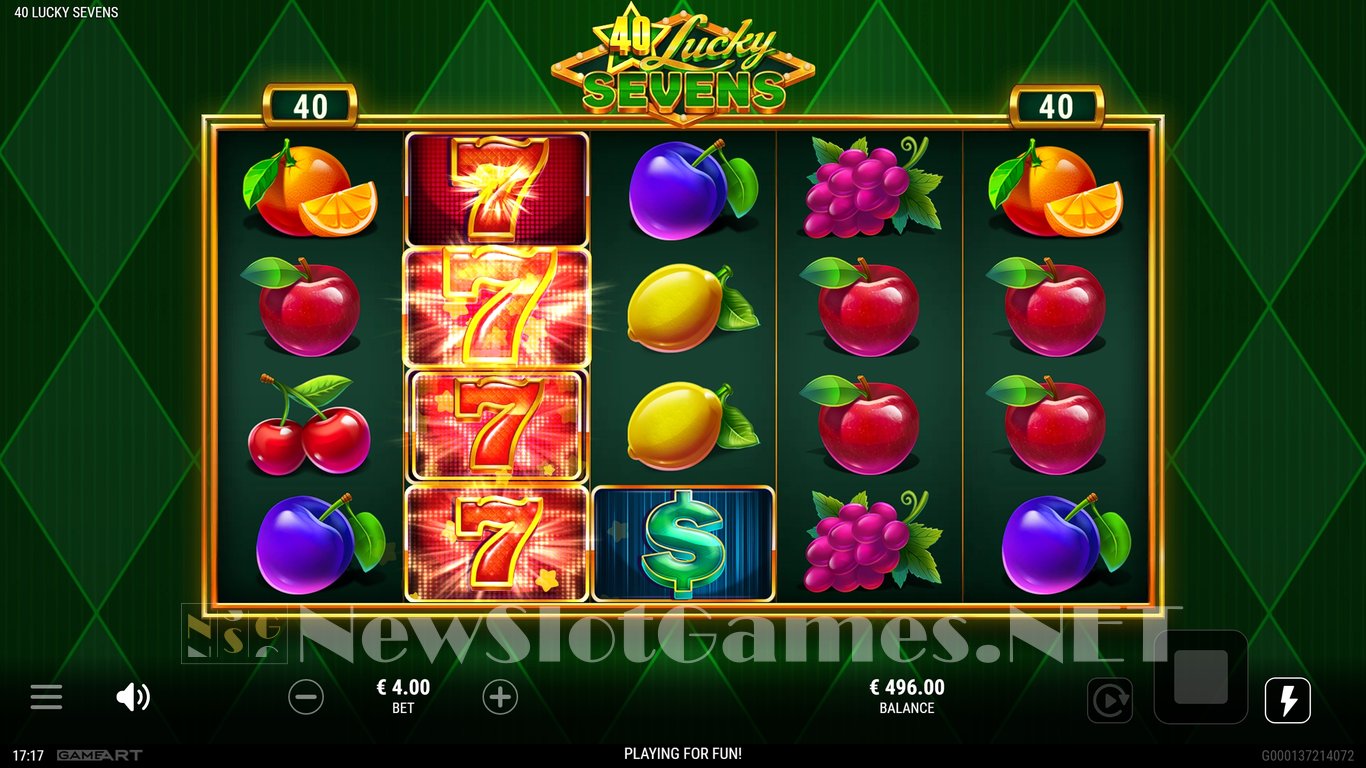 40 Lucky Sevens Slot Slot Image in Demo - pic. 2