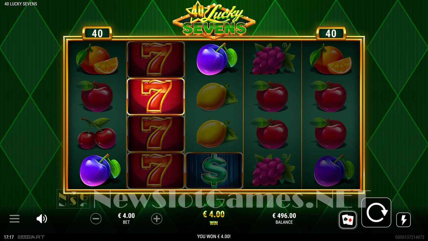 40 Lucky Sevens Slot Slot Image in Demo - pic. 3