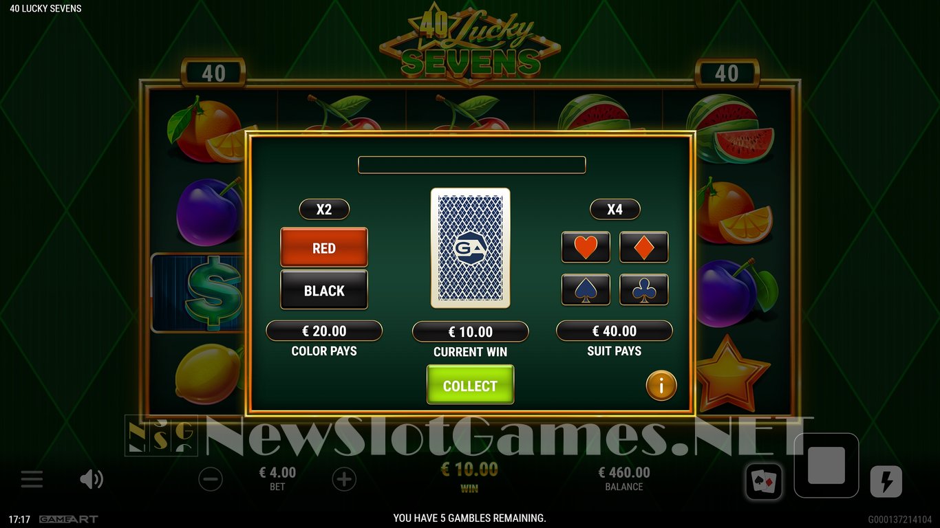 40 Lucky Sevens Slot Slot Image in Demo - pic. 8