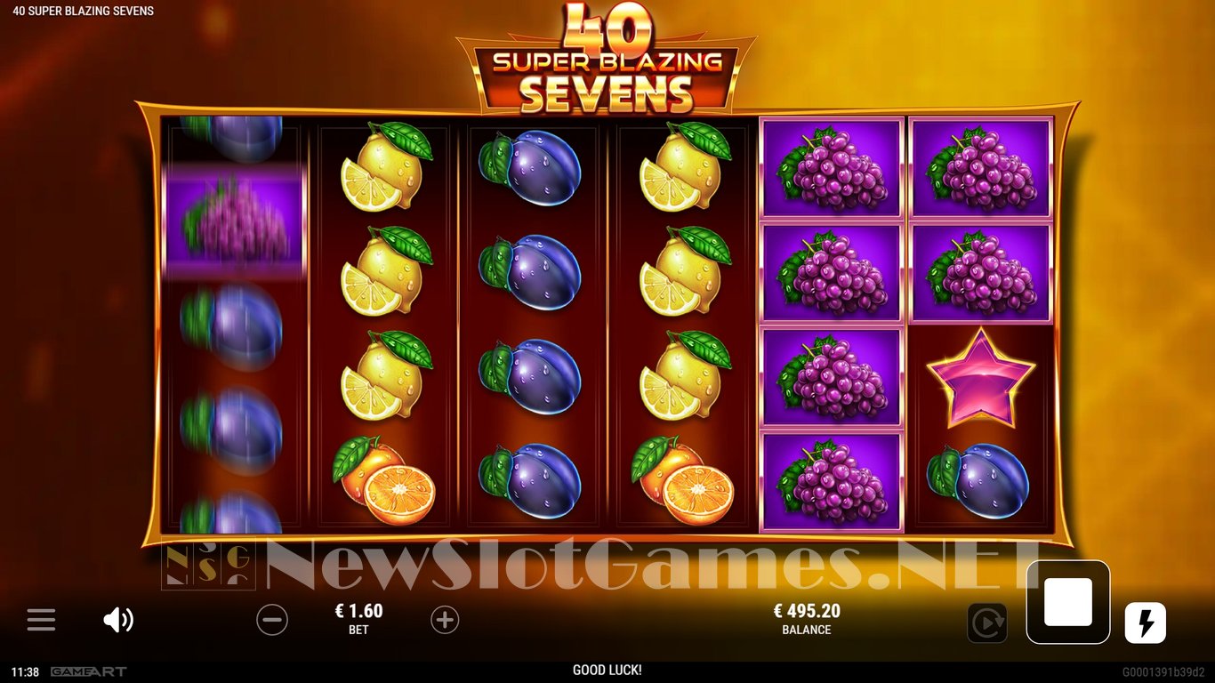 40 Super Blazing Sevens Slot Slot Image in Demo - pic. 3