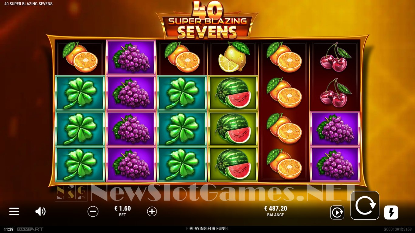 40 Super Blazing Sevens Slot Slot Image in Demo - pic. 5
