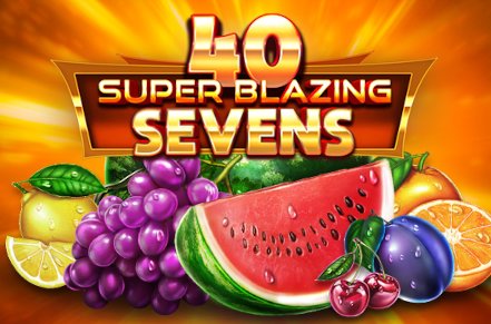 40 Super Blazing Sevens Slot Logo